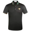 Męska koszula polo 2024 Man Man Fashion Horse T Shirts Casual Men Golf Summer Polo Shirt Haft haftery High Street Trend Top Tee Asian Size M-XXXL