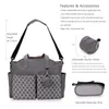 Storage Bags Nursing Handbag Geometric Nipple Bag Portable Tote Travel Backpack For Mum Dad