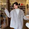 女性の毛皮のフェイクファーランXiang Cheng Premium Fur's Coat Winter fickened Rooles Imitation Mink Fur Coat 231109