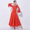 Stage Wear 2023 Modern Dance Costumes Women Competition Ballroom Dress Standard Big Swing Tango Party Waltz Performance Clothes