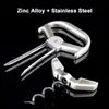 Bar Tools Ah So Wine Corkscrew Two-Pong Cork Puller Old Vintage Bottle Opener Foil Cutter Set Bar Tools 231109