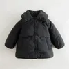 Abrigo de plumas MARCJANIE chaqueta de longitud media para niñas de tres tejidos a prueba para invierno serie francesa 232027