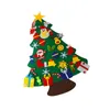 Рождественские украшения из фетра, елка, сделай сам, настенные съемные рождественские украшения для малышей, домашний декор Navidad