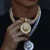 Colgante de estilo Hiphop personalizado de fábrica, joyería de moissanita con forma de León de 10K y 14K, pavimentada completa para hombres y niños