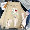 Kvinnors hoodies tröjor baby skelett tryckt hoodie tröja kvinnor graviditet halloween hip hop streetwear långa ärm toppar