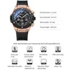 CHENXI Top marque montres pour hommes mode créative cadran lumineux avec chronographe horloge mâle montres décontractées