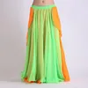 Stage Wear Large Swing Jupe Xinjiang Uygur Dance Training Dress Practice Belly Half-Length Split