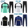 2023 2024 CFC Mężczyźni i dzieci Długie rękawy koszulka piłkarska Pulisic 23 24 Mount Havertz Sterling Jorginho Training Shirt Koulibaly Kante TrackSuits