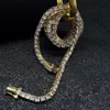 Hot Sale Vvs Moissanite Tennis Diamond Chain Necklaces S925 Sterling Silver Necklace