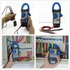 Freeshipping Auto Range DC AC Digital Clamp Meter Multimeter Pinza Amperimetrica Amperimetro True RMS Frequency Backlight Mpfih