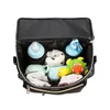 Blöja väskor vattentät blöjväska stor kapacitet mamma resväska multifunktionell moderskapsmoder baby barnväskor arrangör mamma väska 231108
