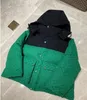 Mensjackor Down Parkas Puffer Jacket Maya Series Outdoor Keep Warm Black Outerwear Cold Protection Badge Decoration Thherding Luxury Coat Plus Size M-5XL 634