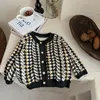 Vestes Manteau tricoté pour enfants Mode Garçons Filles Pull épais Vêtements chauds Bébé Cardigan d'extérieur Fille