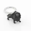 Chaveiros cor preta bonito dachshund chaveiro salsicha cão animal chaveiro chaveiros para homem criança animal de estimação jóias atacado lotes a granel