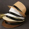 Шляпы с широкими полями, модная летняя соломенная панама унисекс, пляжная шляпа от солнца, джазовое платье, ковбойская Федора, гангстерская 231109