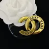 Klasik Vintage Gold Gümüş Marka Desinger Broş Lüks Takı Kadınlar Rhinestone Broşlar Takım Pin Aksesuarları Parti Hediyesi