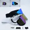 Skidglasögon med magnetiskt dubbelskiktslinsskidåkning Anti dimma UV400 snowboard för män och kvinnor utomhus sportglas 231109