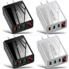 عالية السرعة 5V 3.1A شاشة LCD Travel AC Home USB Wall Charger EU US Plug for iPhone 14 15 Samsung S22 S23 S10 S20 HTC M1