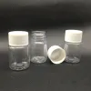 (500 Stück/Menge) 15 ml/15 g transparente PET-Flasche, Tablettenfläschchen, Verpackungsflasche, Plastikflasche mit Aluminiumfolien-Pad, Fabrikverkauf