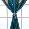 Curtain Vertical Blackout Blinds Curtains Thermal Insulated Hanging Without Rod