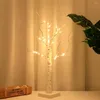 Tafellampen 60 cm Creative Bonsai Led Night Light USB 24 Lichten Wit Birch Tree Decorations PO Achtergrond Home Wedding Decor Geschenk