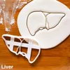 Baking Moulds Mold DIY Biscuit Human Organs Tool Cake Decor Gastrointestinal Liver Accessories Cookie