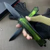 High Quality A11 AUTO Tactical knife D2 Titanium Coating Blade CNC Aviation Aluminum & ultem Handle EDC Pocket knife Gift knives with Nylon bag