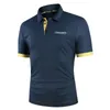 Męskie tshirty Polo Men Summer Tee Shorts Sleeve Ubrania biznesowe Discovery Channel Tshirt 230408
