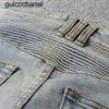 Nova marca de moda 23ss calças jeans masculinas calças compridas de algodão calças masculinas famosas calças jeans clássicas femininas