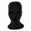 Berets Winter Vollgesichtsmaske Gestrickte Mützen Motorhaube Warmer, winddichter Sportschal Herren Skifahren 3 Löcher Outdoor Radfahren Pullover Hüte