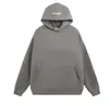 Essentialss Felpa con cappuccio da uomo Felpe con cappuccio firmate da uomo Felpe con cappuccio da donna Abbigliamento pullover manica lunga O-Collo Lettera stampata grigio soprabito felpa streetwear moda nero