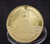 Arts and Crafts Commemorative coin of the Freemasonry Brothers of Europe and America