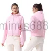 Sweats à capuche Luwomen Sweatshirts Sweat à capuche pour femme Scuba Womens Yoga Vestes Hoodys Sports Half Zipper Terry Designers Pull Chothing Luluemens Athtic Coat Pbil