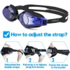 Goggles Mopozz Professional Plambles Goggles поддерживает анти туманные ультрафиолетовые очки для плавания.