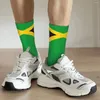 Chaussettes pour hommes Happy Funny Male Hommes Harajuku Jamaïque Drapeau Sock Sport Femmes Printemps Été Automne Hiver