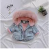 Jackets Autumn Winter Thicken Baby Boys Denim Jacket Thick Warm Children Outerwear Fashion Coat 2 3 4 5 6 7 8 Years Kids Clothes