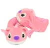 Cartoon Cute Anime Character Plush Slippers Home Use Warm Plush Toy Festival Gift 28cm PP Cotton
