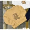 Designerkleding herfst/winter Biscuit Bear driekleurige trui