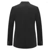 Men's Suits Arrival Super Large Autumn And Winter Men Black Casual Suit Coat Single Breasted Blazers Plus Size 3XL 4XL 5XL 6XL 7XL 8XL