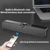 Altoparlanti per computer Altoparlanti Bluetooth Lenovo Lecoo Design a doppio corno 360 effetti sonori stereo Pc Gamer Altoparlante lungo Echo Dot per computer desktop YQ231103