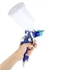 Freeshipping 14mm munstycke 600cc Professional Gravity Feed HVLP Paint Spray Gun Airbrush Car Finish Finish Målning Spraying BFNC