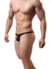 Underbyxor Mens Pu Leather Briefs Mini Bikini Underwear Black Micro G-String Thongs Sexiga Cool Panties Brand