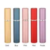 100pcs 8ml New Aluminum Perfume Bottle Spray Empty Glass Split Portable Perfume Small Bottle