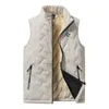 Men's Down Parkas Ultrasound Vest Plush Sleeveless Warm Lamb Fleece Tank Top L5XL Jacket Coat South Korea 231109