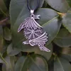 Kettingen 12psc Noordse Viking Raven Vegvisir ketting Noorse Celtic Rune Amulet hanger geschenk sieraden