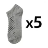 Men's Socks 5 Pairs/Lot Men Spring Summer Hole Breathable Cave Casual Soft ThinAnkle Funny Man Sokken Low Cut Short Mesh Sock