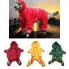 Hundkläder Hing Quality Pet Puppy Cat Glisten Bar Hoody Casual Waterproof Rain Raincoat Jacket kläder XL Produktdroppe