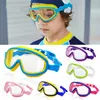 Goggles Big Rame Kids Swim Goggles Anti Fog Wide View Guard Gear для мальчиков девочки Детские очки для бассейна P230408