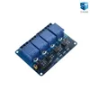 Circuiti integrati 10PCS Modulo relè a 4 vie 5V 12V 24V 4 canali ARM PIC AVR DSP elettronico a 4 canali Lsahh