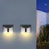 Lâmpada de parede luz solar solar luzes LED LUZES IP44 Patio à prova d'água PVC Projeção de projeção transparente Fácil de instalar